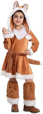 Spooktacular Creations Halloween Fox Costume for Girls, Kids Fox Costume Child for Halloween Dress Up, Jungle-themed Party - Image 2