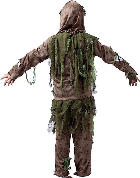 Spooktacular Creations Swamp Deluxe Skeleton Living Dead Zombie Costume for Halloween Kids Monster Role-Playing - Image 5