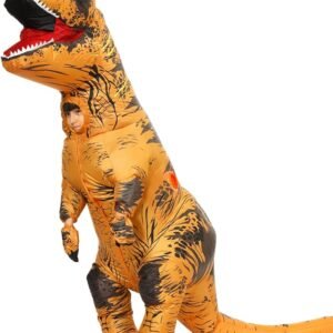 Inflatable Dinosaur Costume Kids Dinosaur Suit Blow up Full Body Dino Costume Boys Girls for Halloween Cosplay Party