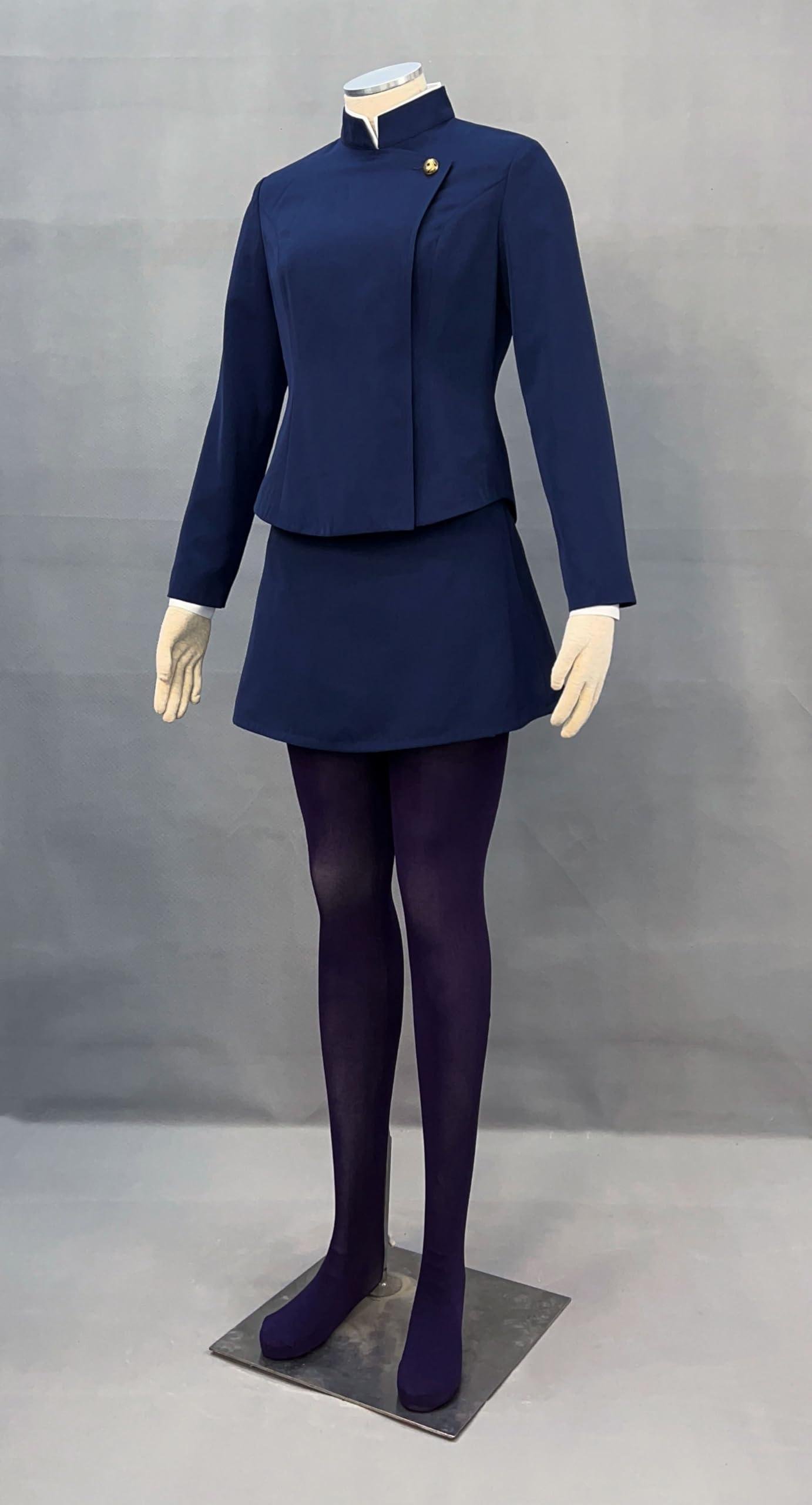 Zenin Maki Outfit Navy Blue School Uniform Cosplay Costume