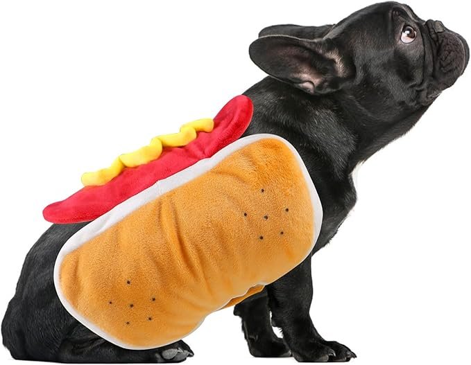 Dog Hot Dog Costume, Dog Halloween Costumes Funny Pet Hot Dog Costume for XS Small Medium Dogs Cats Pets (Medium) - Image 4