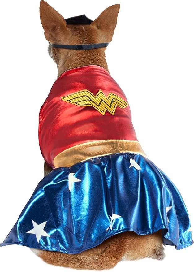DC Comics: Wonder Woman Pet Costume for For Dogs or Cats by Rubies, Medium - Image 6
