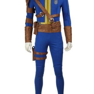 Vault 111 Light Blue Uniform Outfit Cosplay Costume