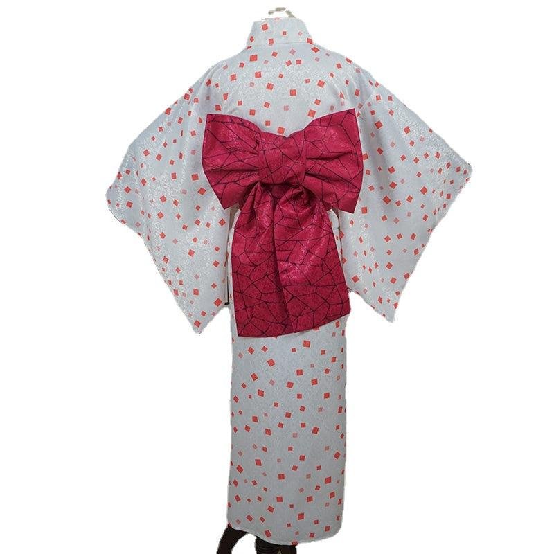 Kimetsu No Yaiba Daki Cosplay Costume Kimono Wafuku
